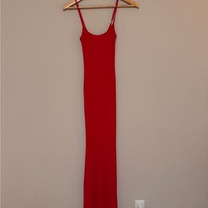 Aria Vibrant Red Maxi Dress